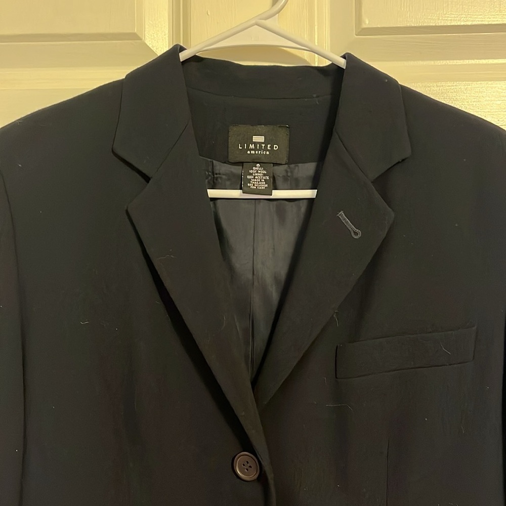 Navy wool Blazer 6 - Picture 2 of 3